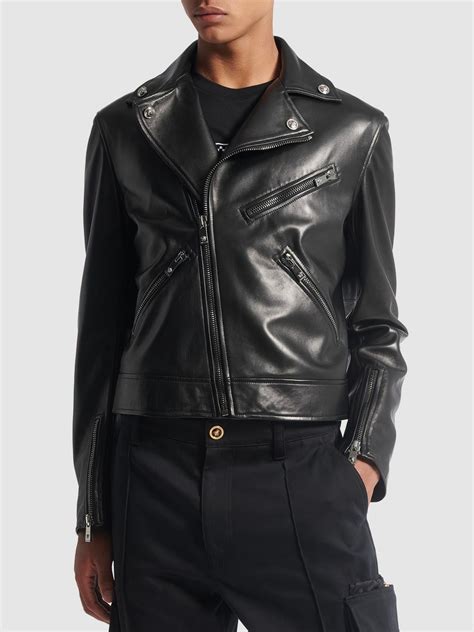 veste costume versace|versace biker jacket.